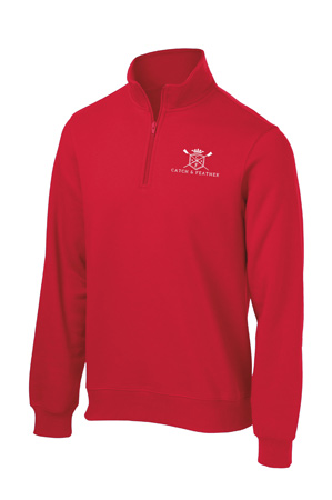 Men's Heritage Fleece Sweatshirt 1/4 Zip | Catch & Feather | Rowing ...